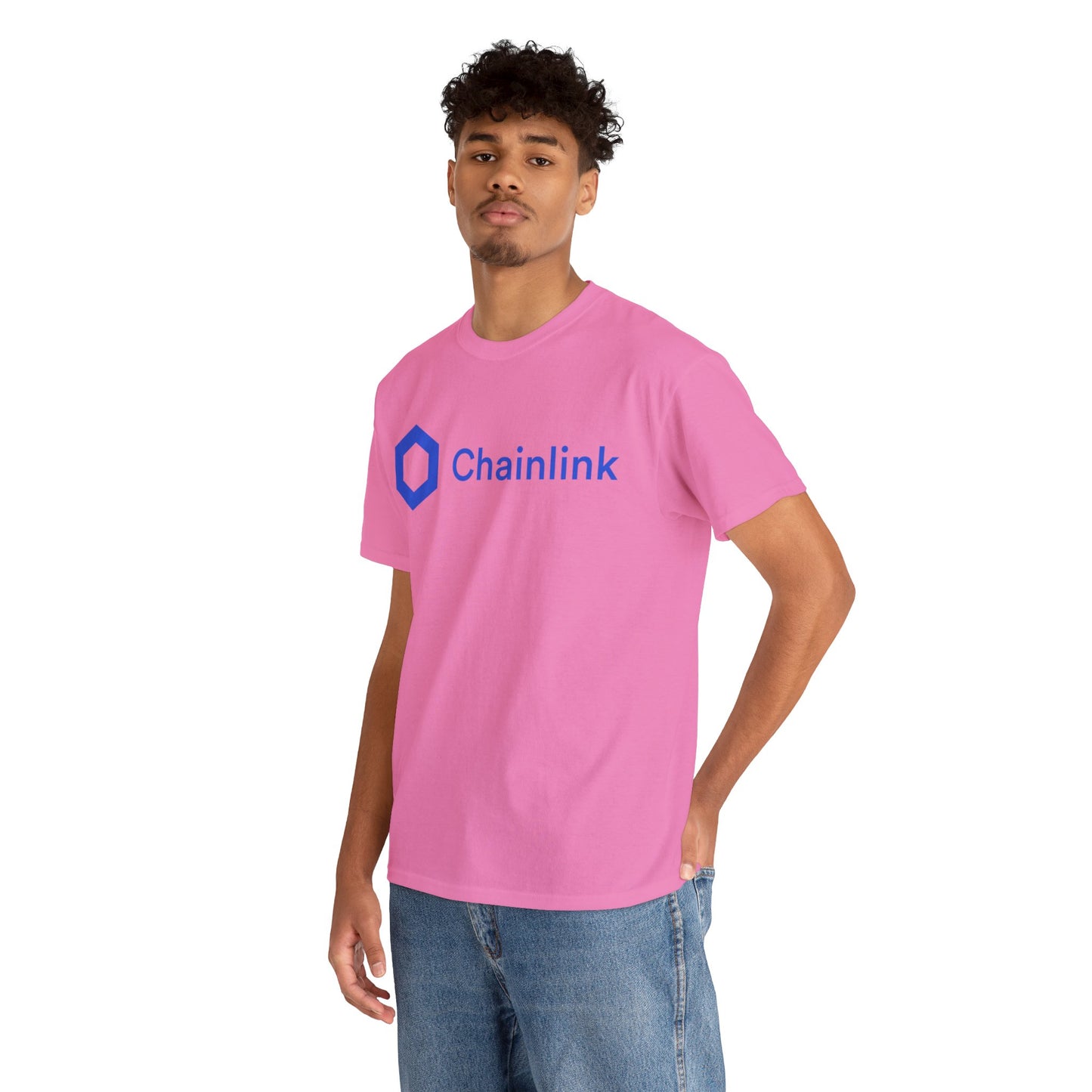 Chainlink #LINK Crypto Unisex Heavy Cotton T-Shirt