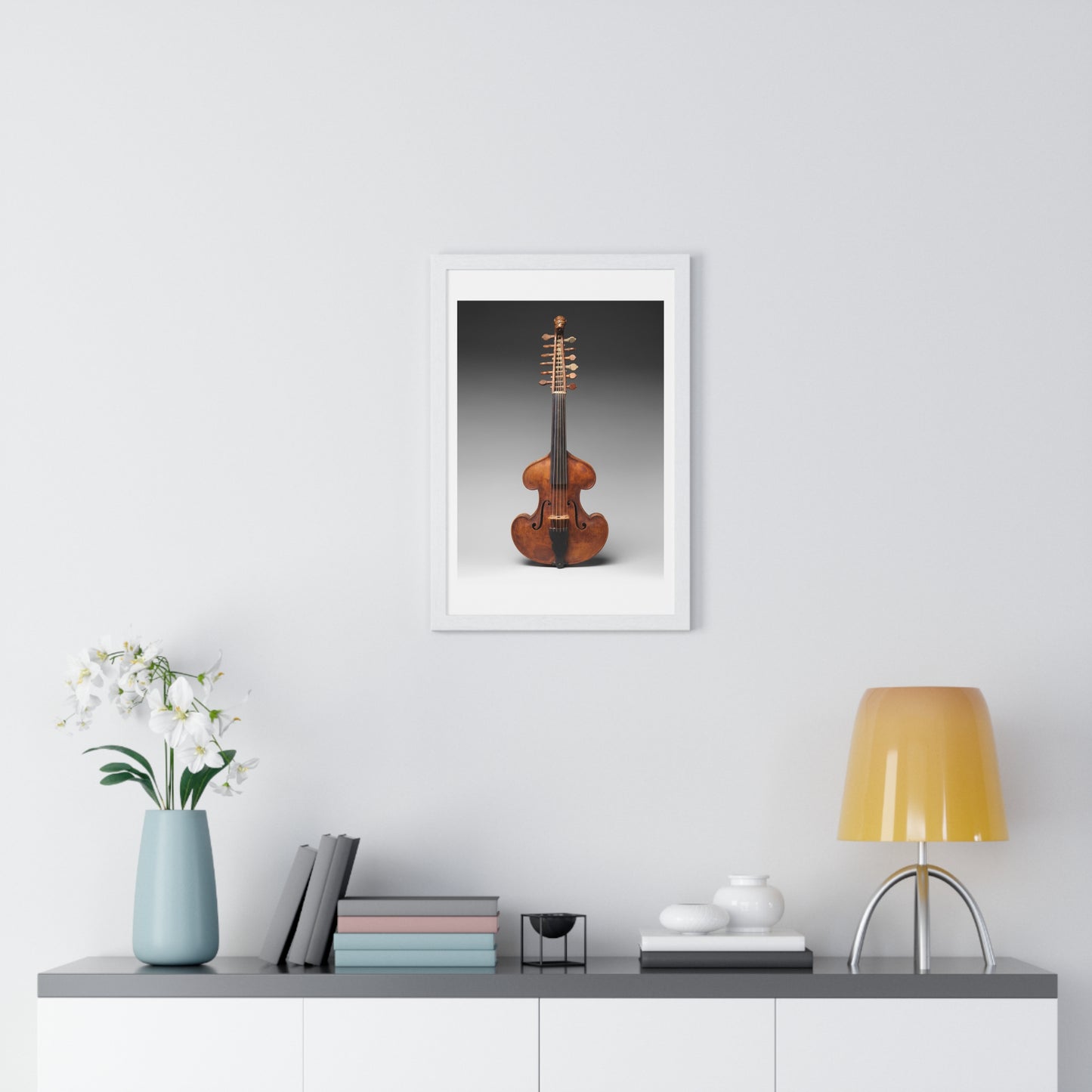 Viola d'Amore, Framed Art Print