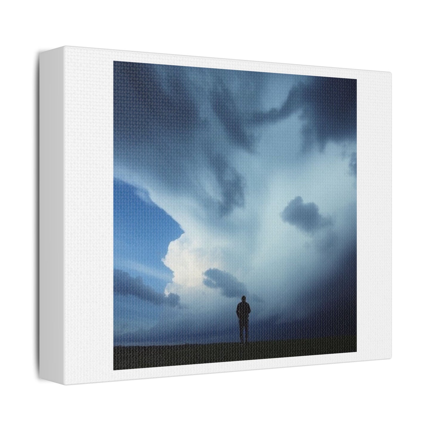 Standing on the Edge of Time II, Photorealistic Art 'Designed by AI', Print on Canvas