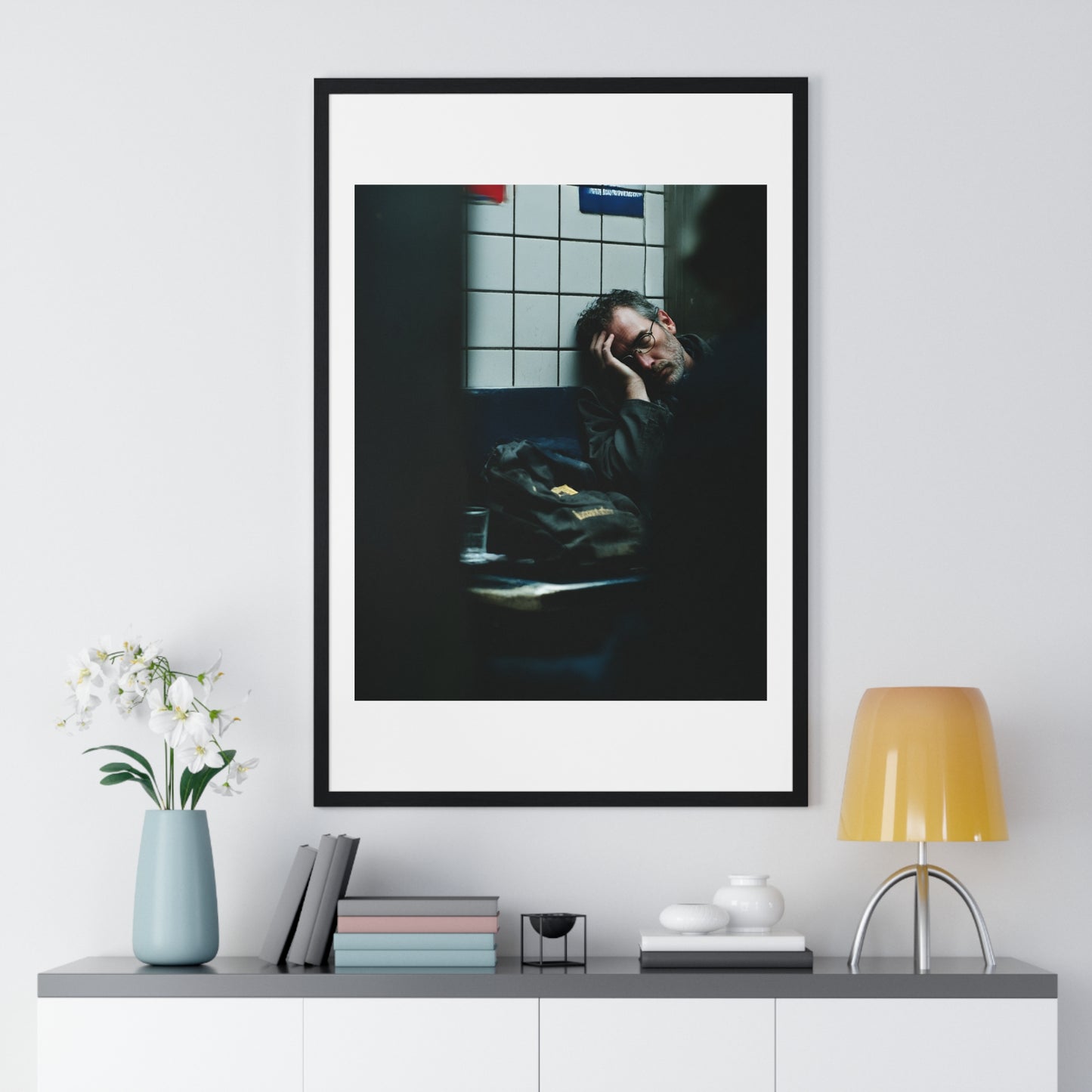 Raw Art Street Scene II 'Designed by AI' Framed Art Print
