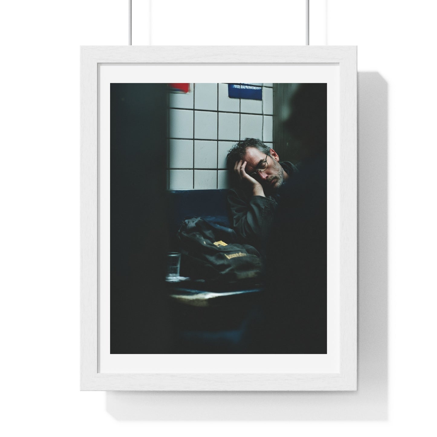 Raw Art Street Scene II 'Designed by AI' Framed Art Print