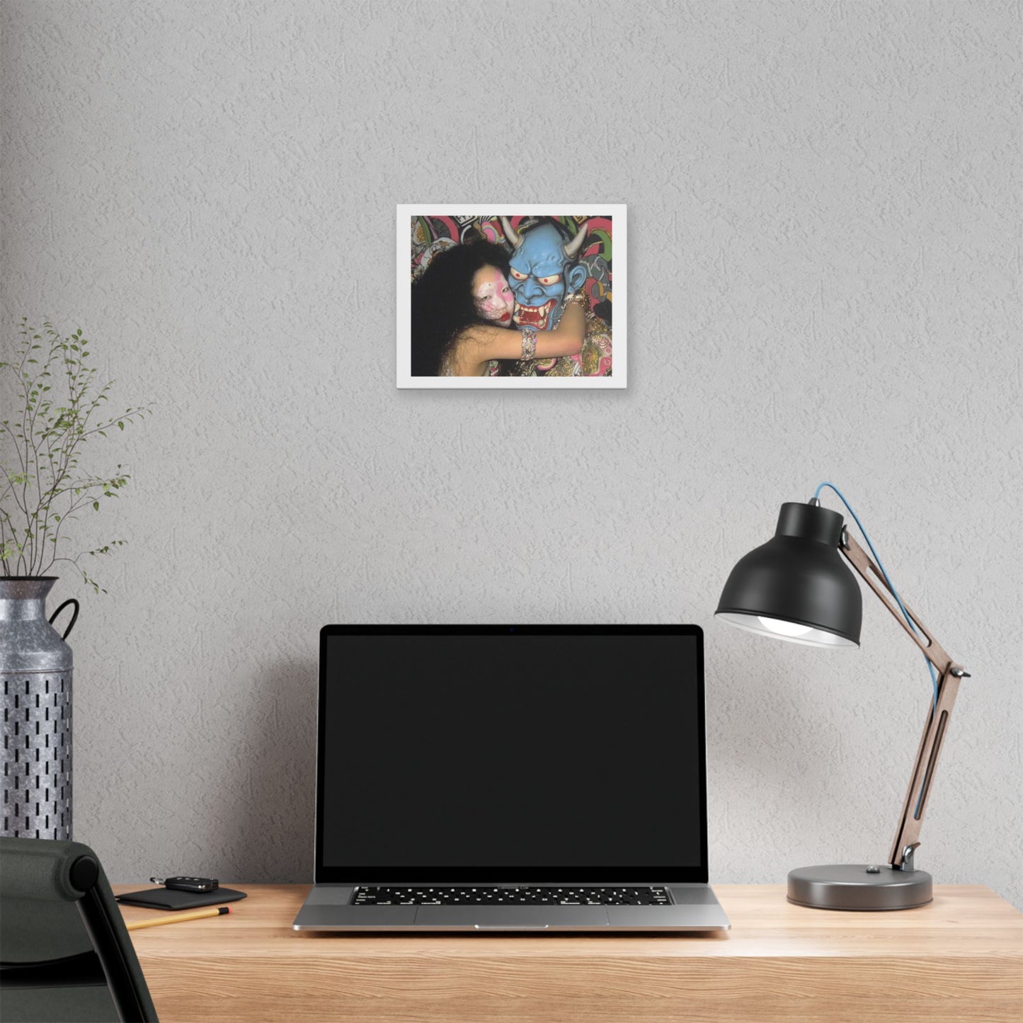 Psychedelic Japan IV Abstract Art 'Designed by 'AI Canvas Art Print