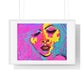 Ecstasy, Psychedelic Art 'Designed by AI' Framed Print