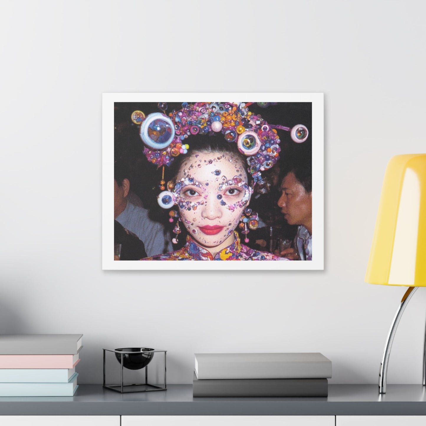 Psychedelic Japan VII Abstract Art 'Designed by 'AI Canvas Art Print