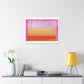 Pink Abstract Palette Knife Painting, Canvas Art Print