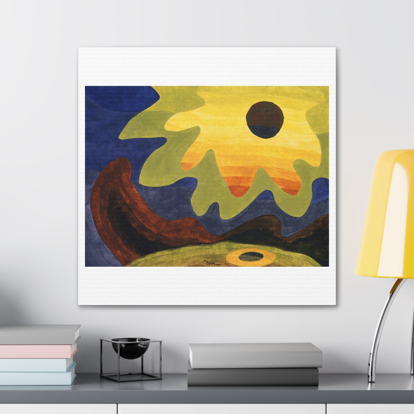 Sun (1943) by Arthur Dove, from the Original, Art Print on Canvas