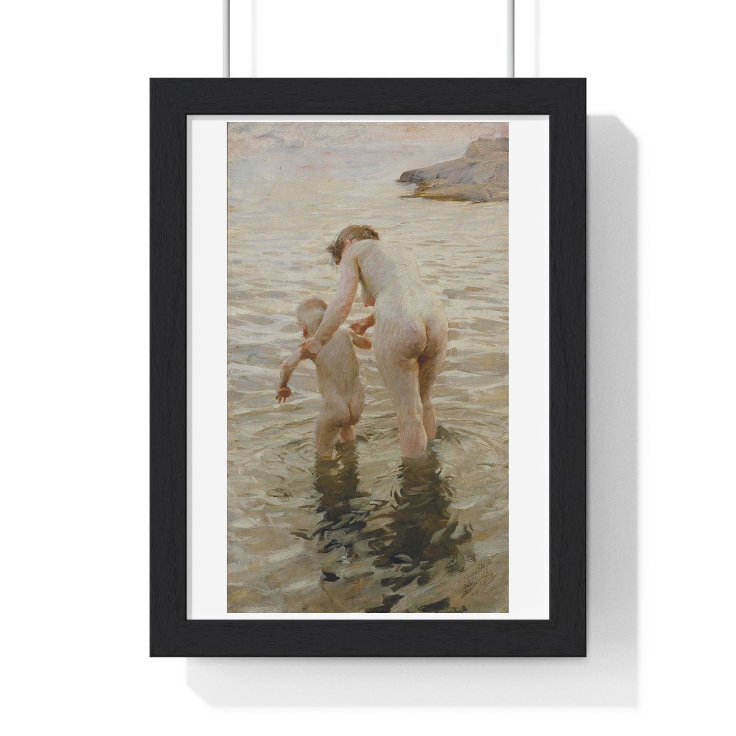 The First Time (1888) by Anders Zorn, from the Original, Framed Art Print