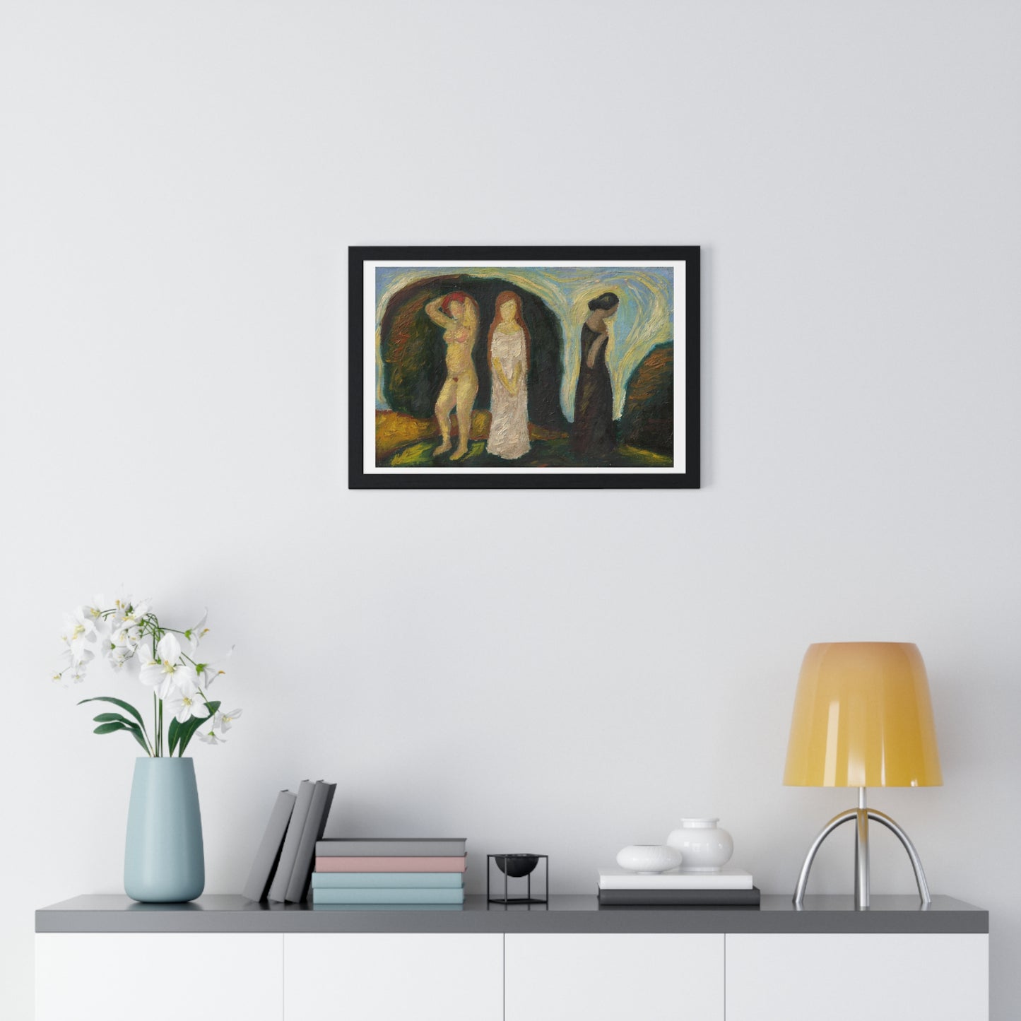 The Three Stages of a Woman's Life, by Mikuláš Galanda, from the Original, Framed Art Print