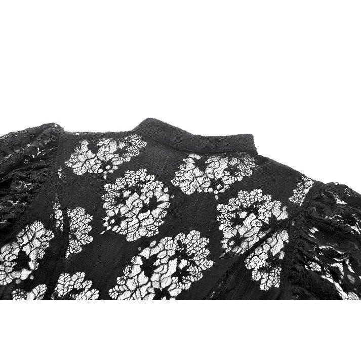 Dark in Love Ophelia Lace Corset Top in Black