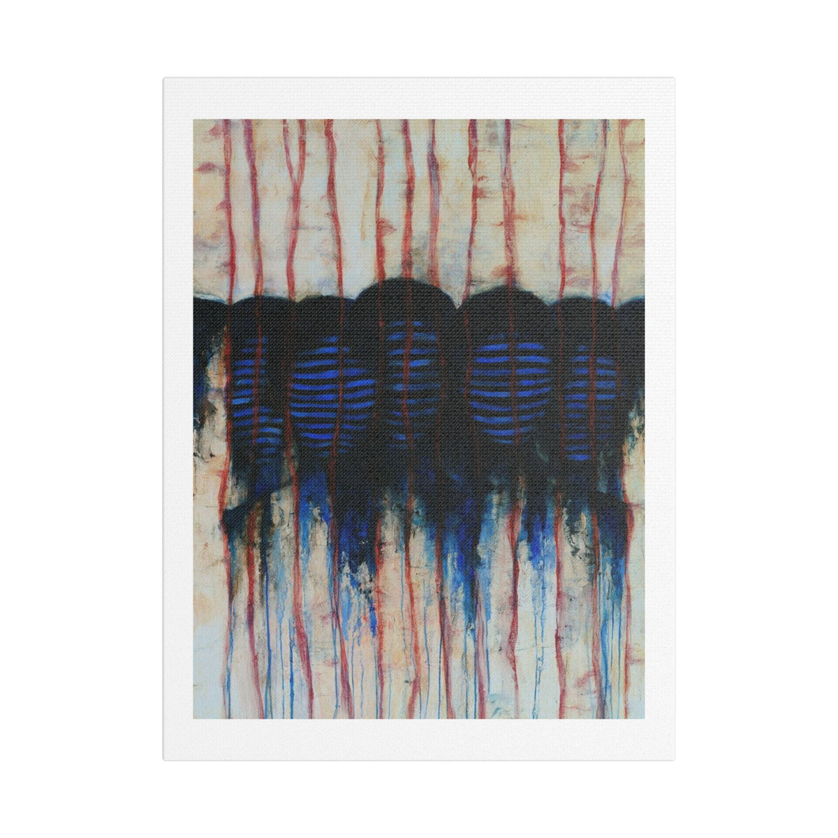 Isolation, Neo-Surrealism, Art Print on Satin Canvas, Stretched