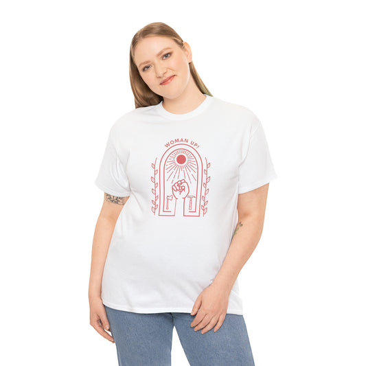 Woman Up! Girl Power Cotton T-Shirt