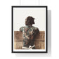 Nude Photography of Tattooed Japanese Man (1870s –1890s) by Kusakabe Kimbei, from the Original, Framed Print