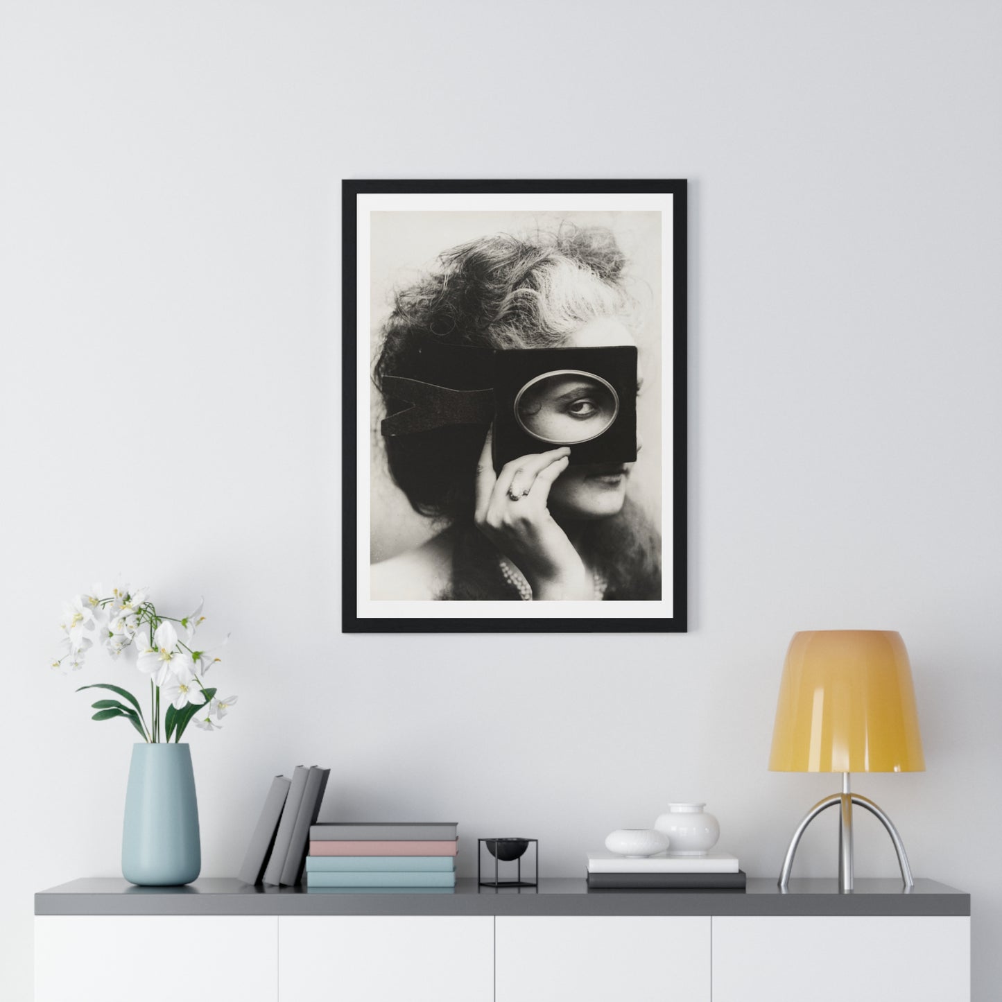 Vintage Photography, Scherzo di Follia (1861–67) by Pierre-Louis Pierson, from the Original, Framed Art Print