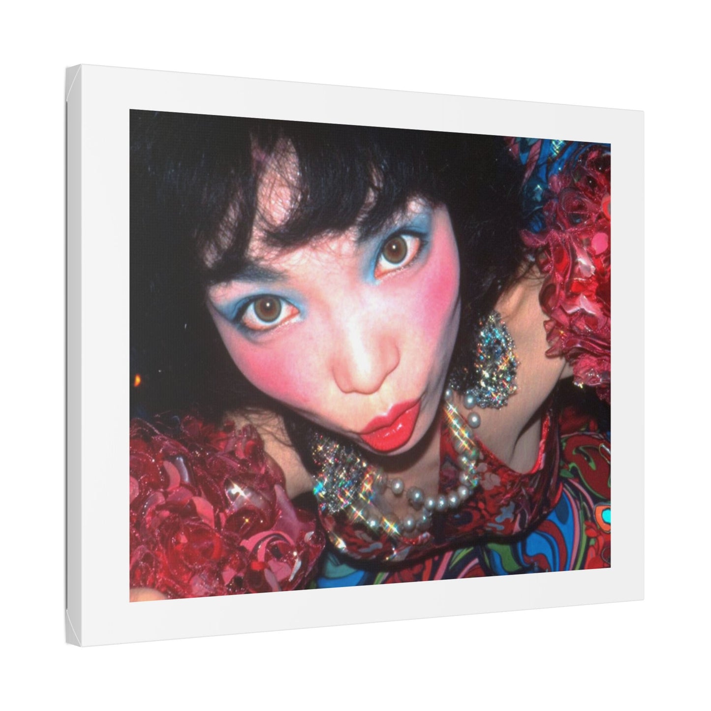 Psychedelic Japan II Abstract Art 'Designed by 'AI Canvas Art Print