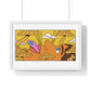 Psychedelic Cartoon Art, Framed Print