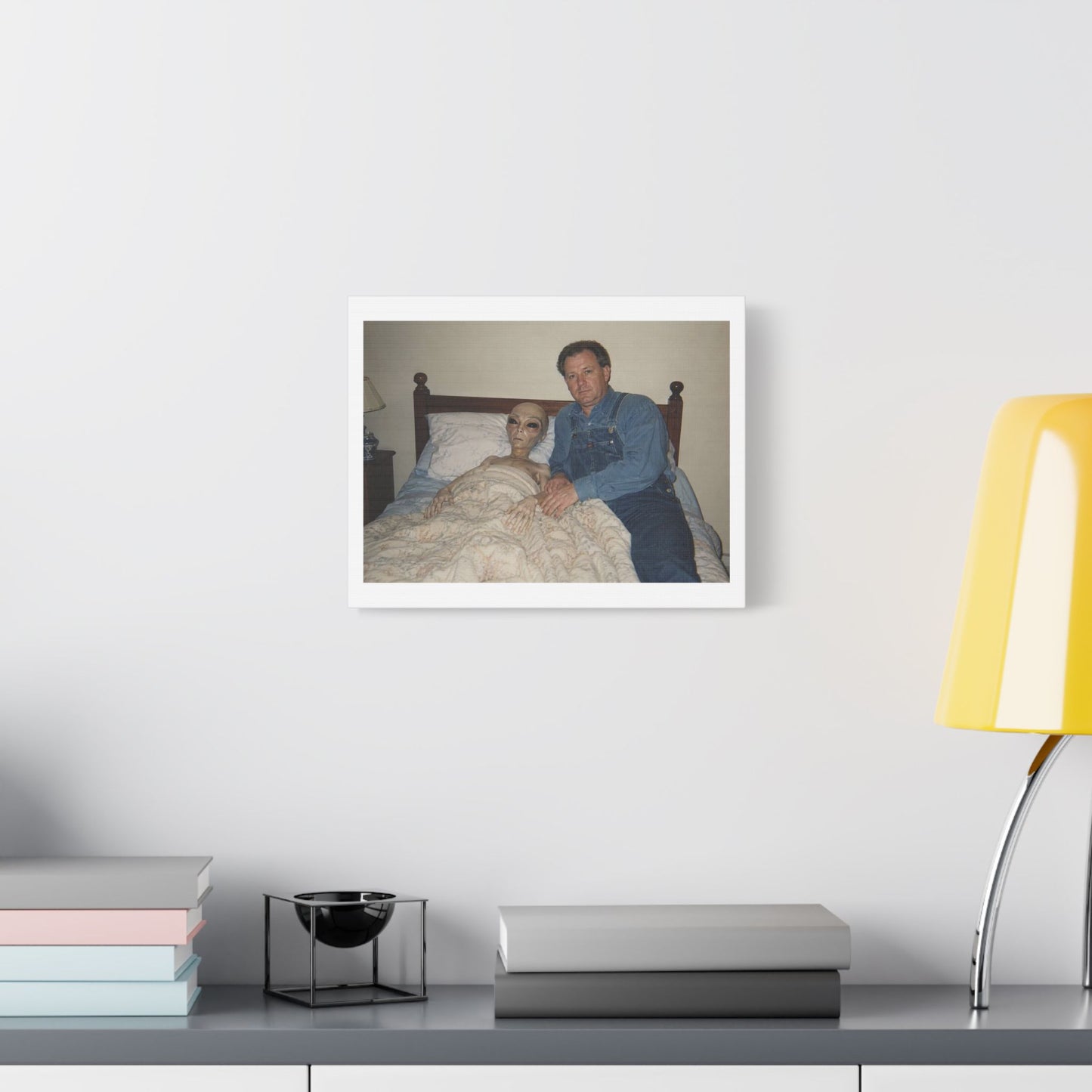 Our Inherent Human Desire for Meaning versus the Cold "Unreasonable Silence" of the Universe 'Designed by AI' Art Print on Canvas
