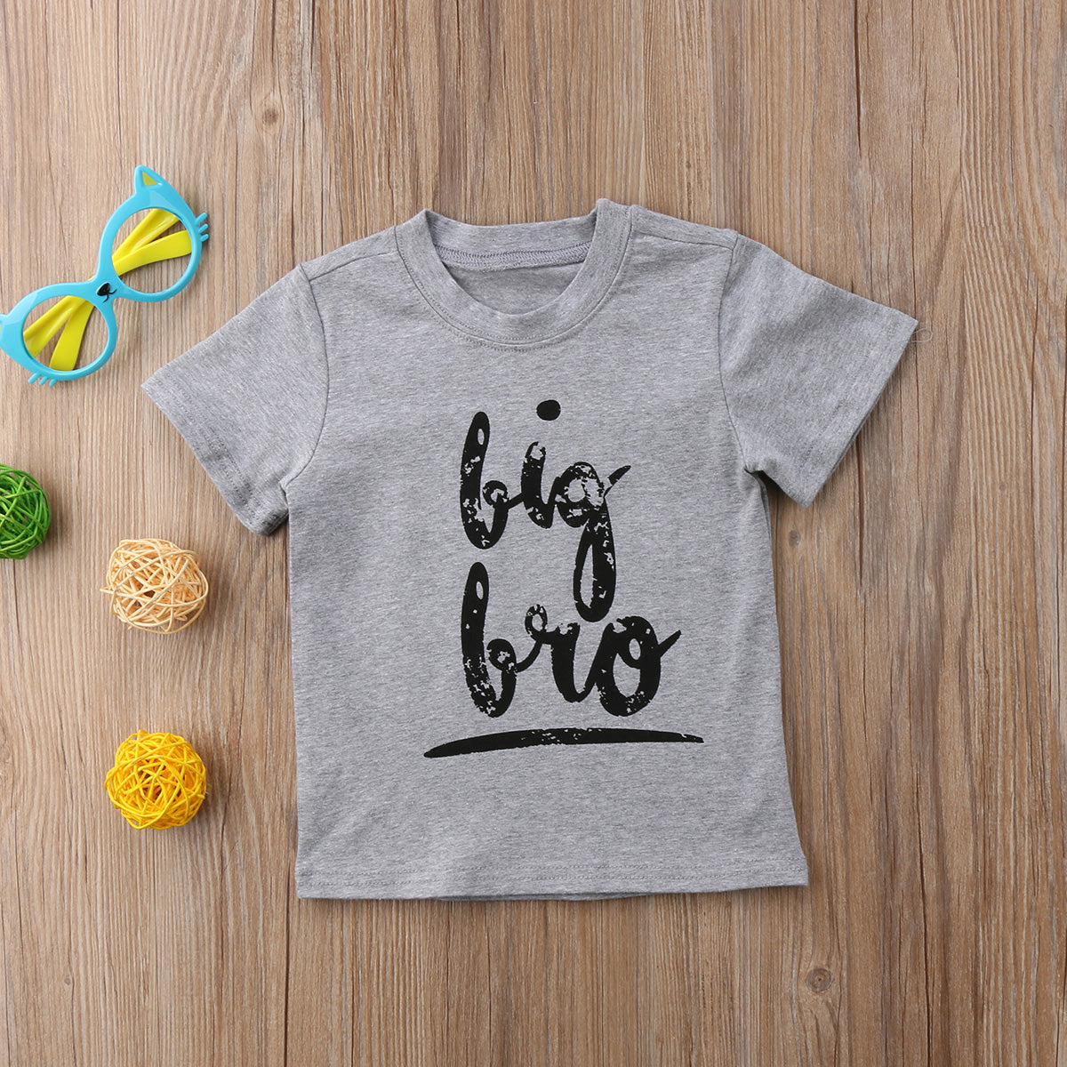 Lil Bro, Big Bro, Big Sis Children's Printed T-Shirts