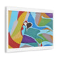 Street Graffiti Art, Abstract Lost Heart, from the Original, Print on Canvas