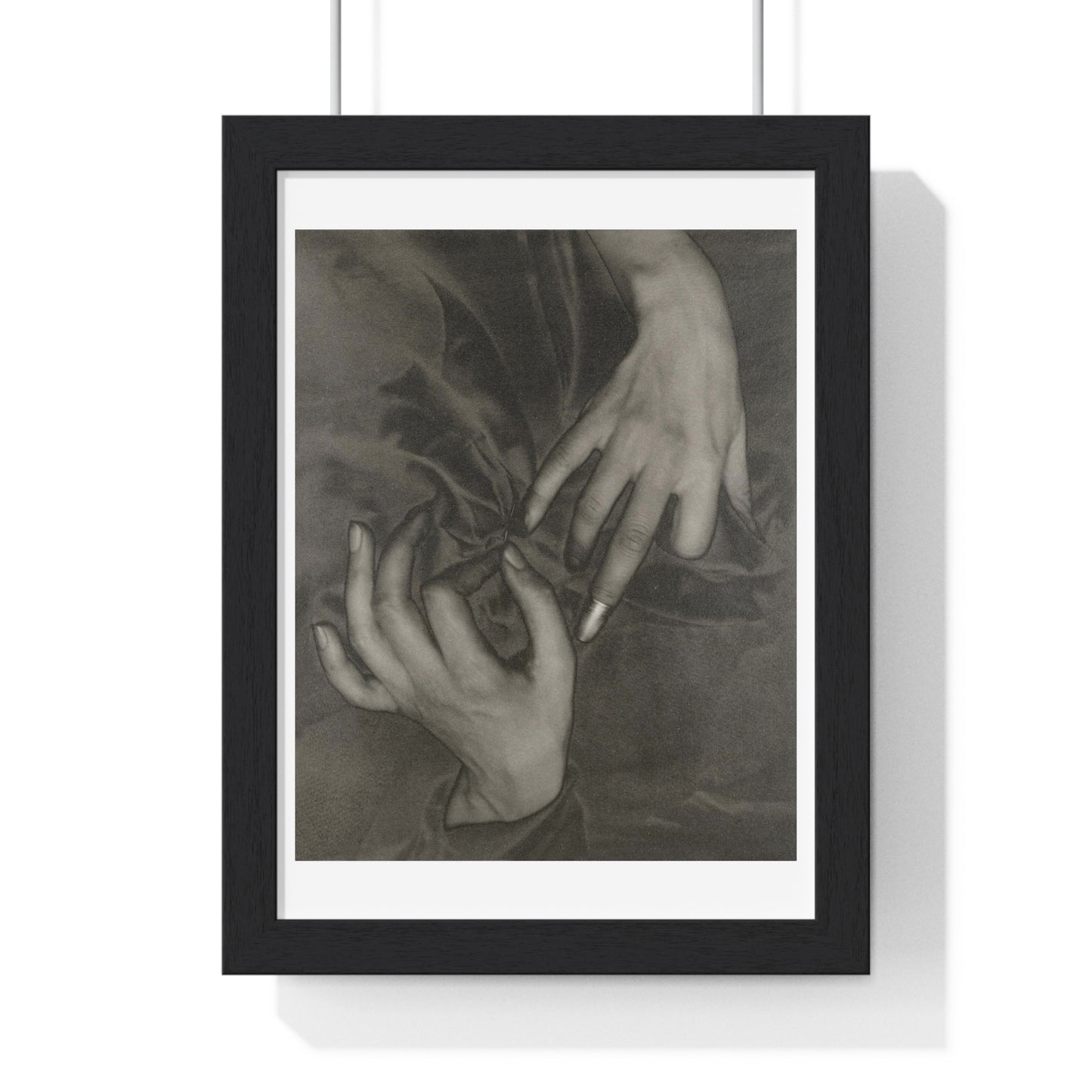 Georgia O’Keeffe Hands and Thimble (1919) by Alfred Stieglitz from the Original, Framed Art Print