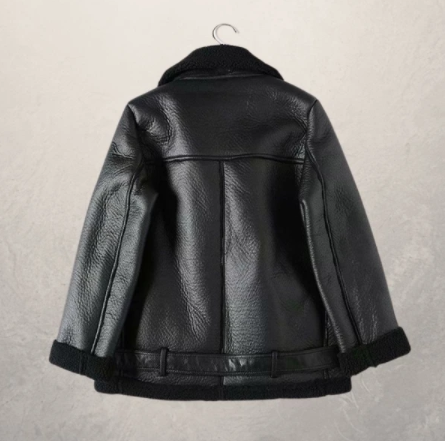 Vireous Women's Motorcycle Jacket Leather Jacket