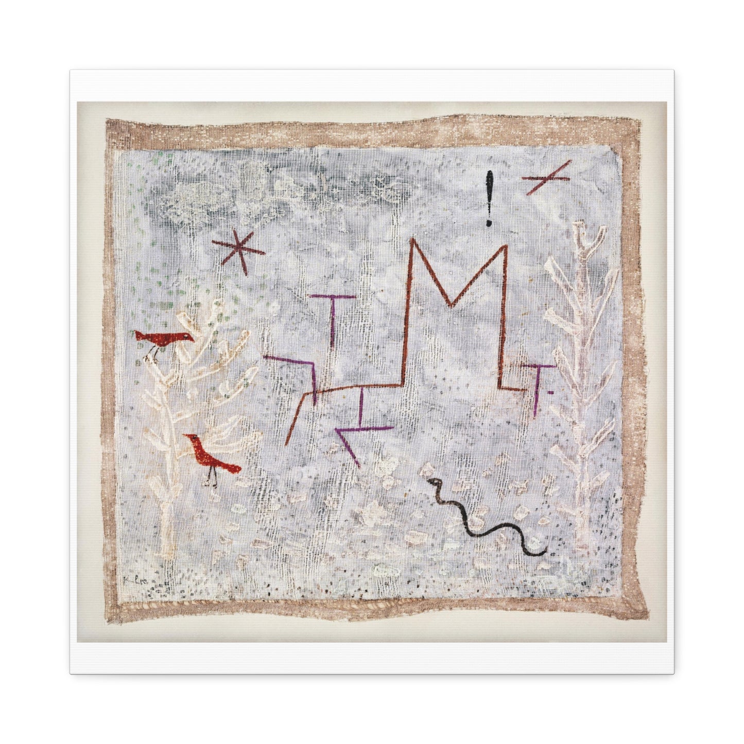 Garden Gate K 'Gartentor K' (1932) by Paul Klee, Art Print from the Original on Canvas