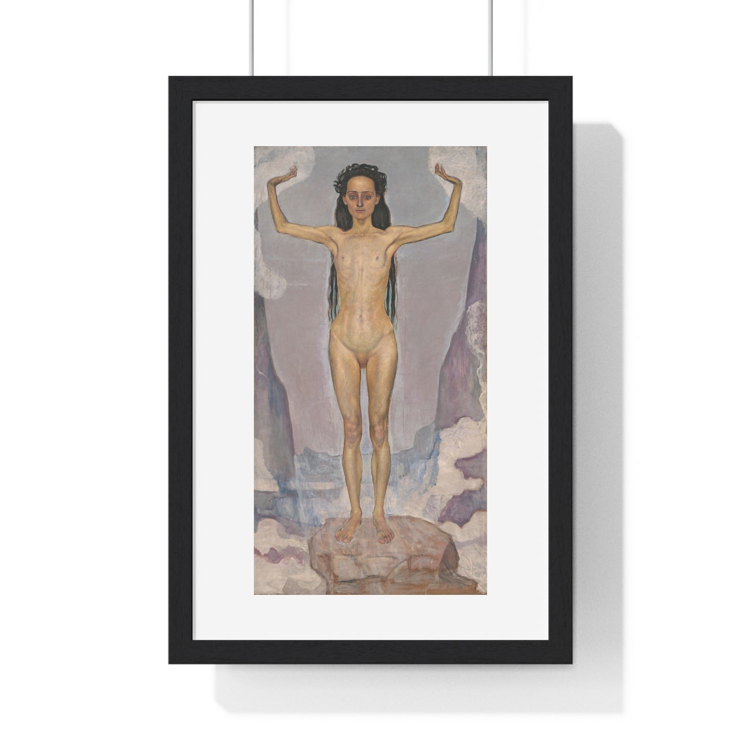 Day (Truth) by Ferdinand Hodler (1896-1898) from the Original, Framed Art Print