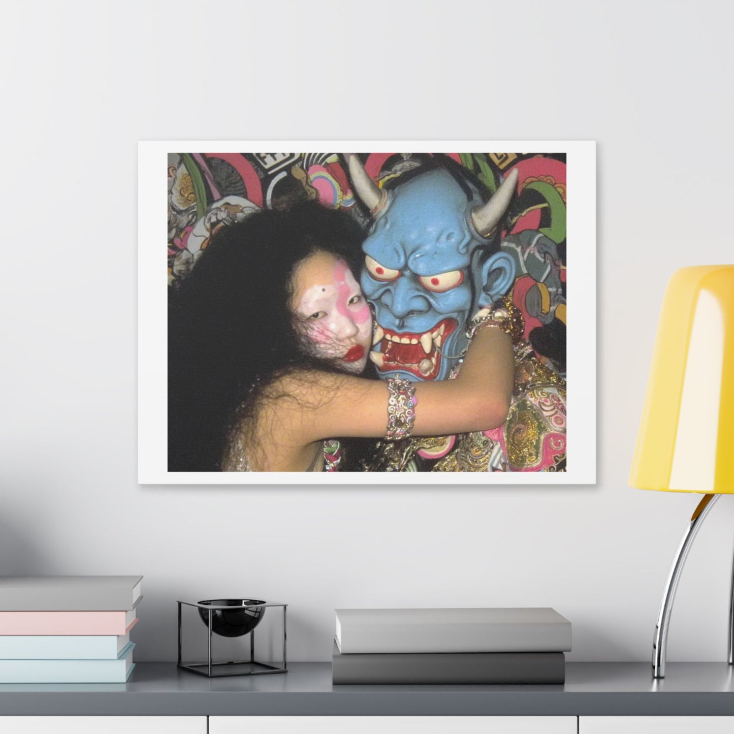 Psychedelic Japan IV Abstract Art 'Designed by 'AI Canvas Art Print