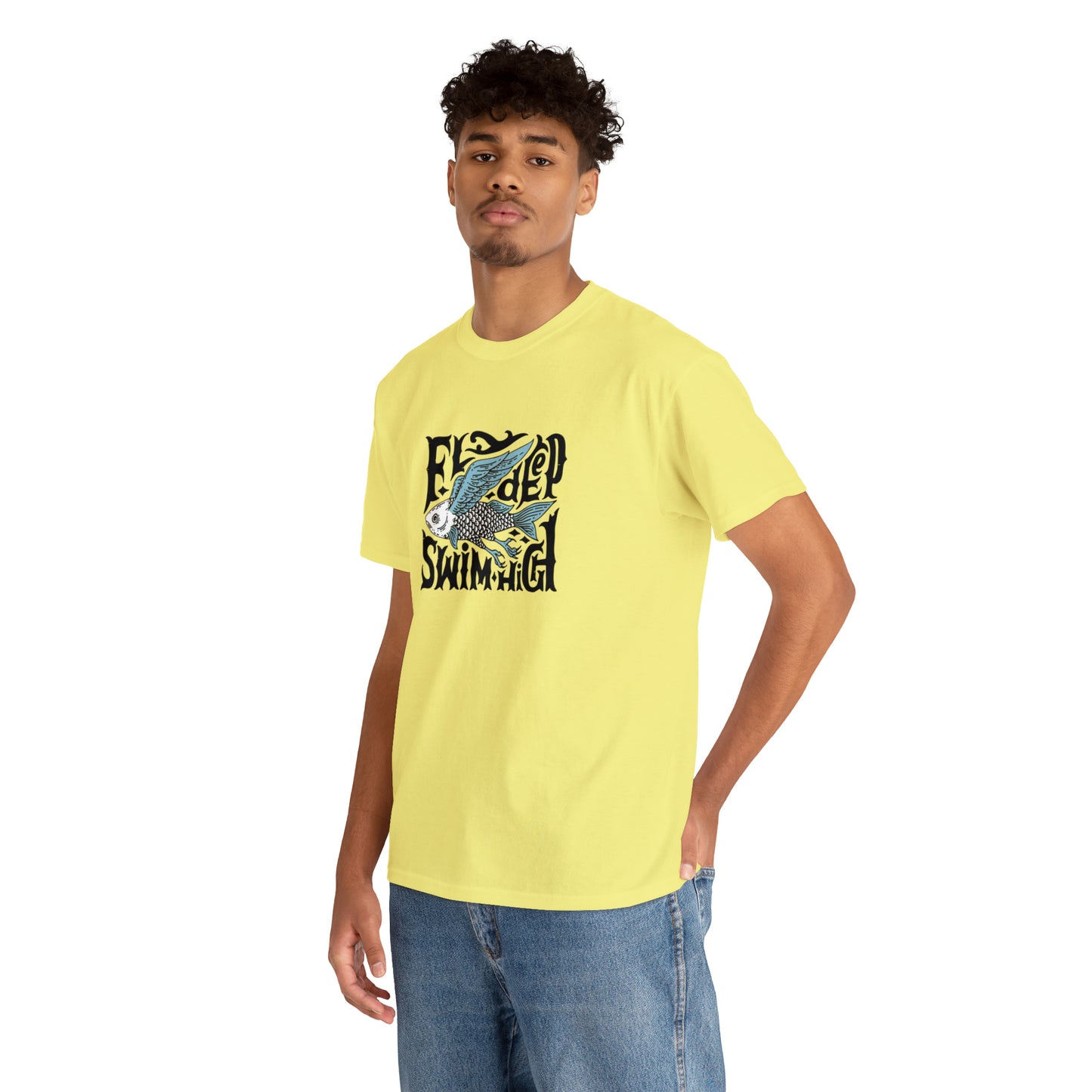 Fly High, Swim Deep, Flying Fish T-Shirt