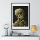 Head of a Skeleton with a Burning Cigarette (1886) by Vincent van Gogh, from the Original, Framed Print