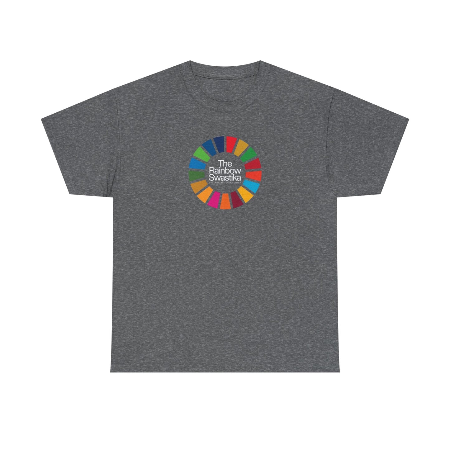 Sustainable Communism, Rainbow Swastika, Climate Scam T-Shirt