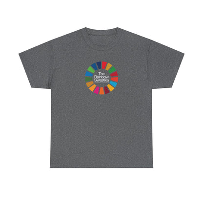Sustainable Communism, Rainbow Swastika, Climate Scam T-Shirt