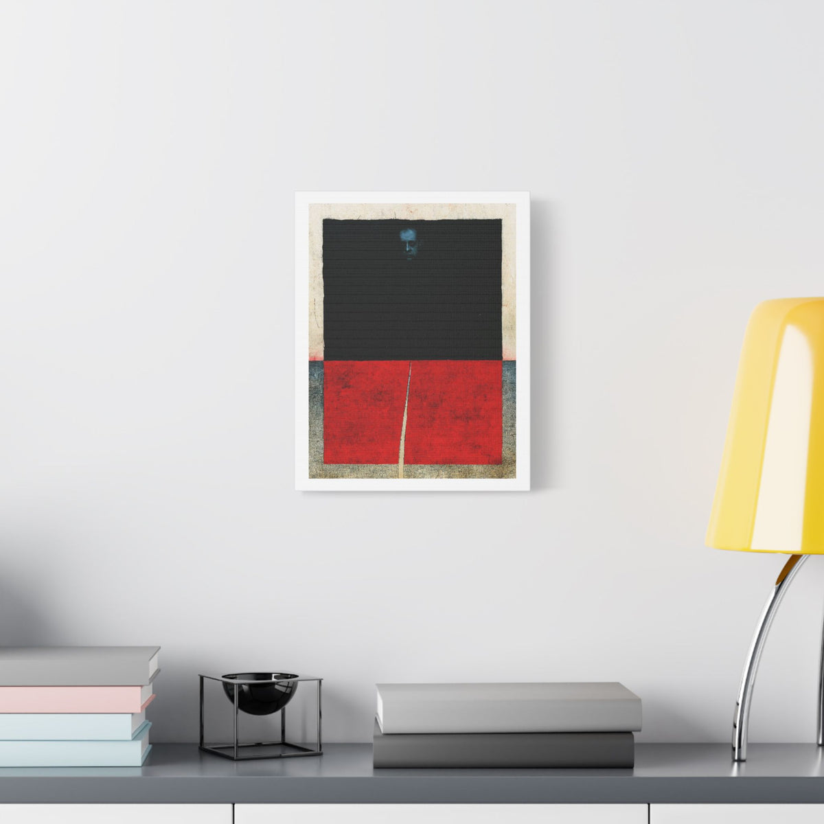 Darkness, Neo-Surrealism, Art Print on Satin Canvas, Stretched