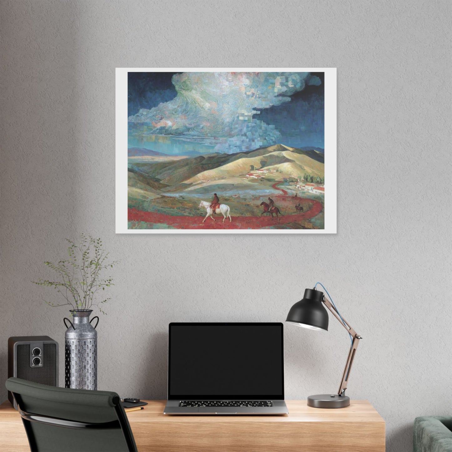 How the West Was Won II 'Designed by AI' Canvas Art Print