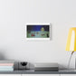 What's That Coming Over the Hill? 19th Century Pastel Art 'Designed by AI' Print on Canvas