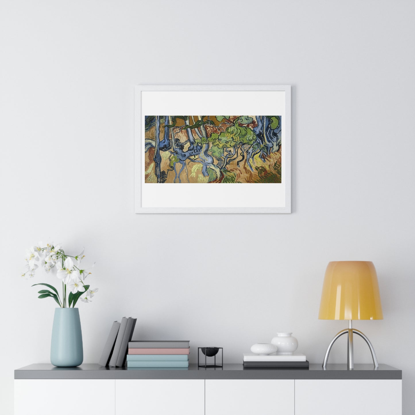 Tree Roots (1890) by Vincent Van Gogh, from the Original, Framed Art Print