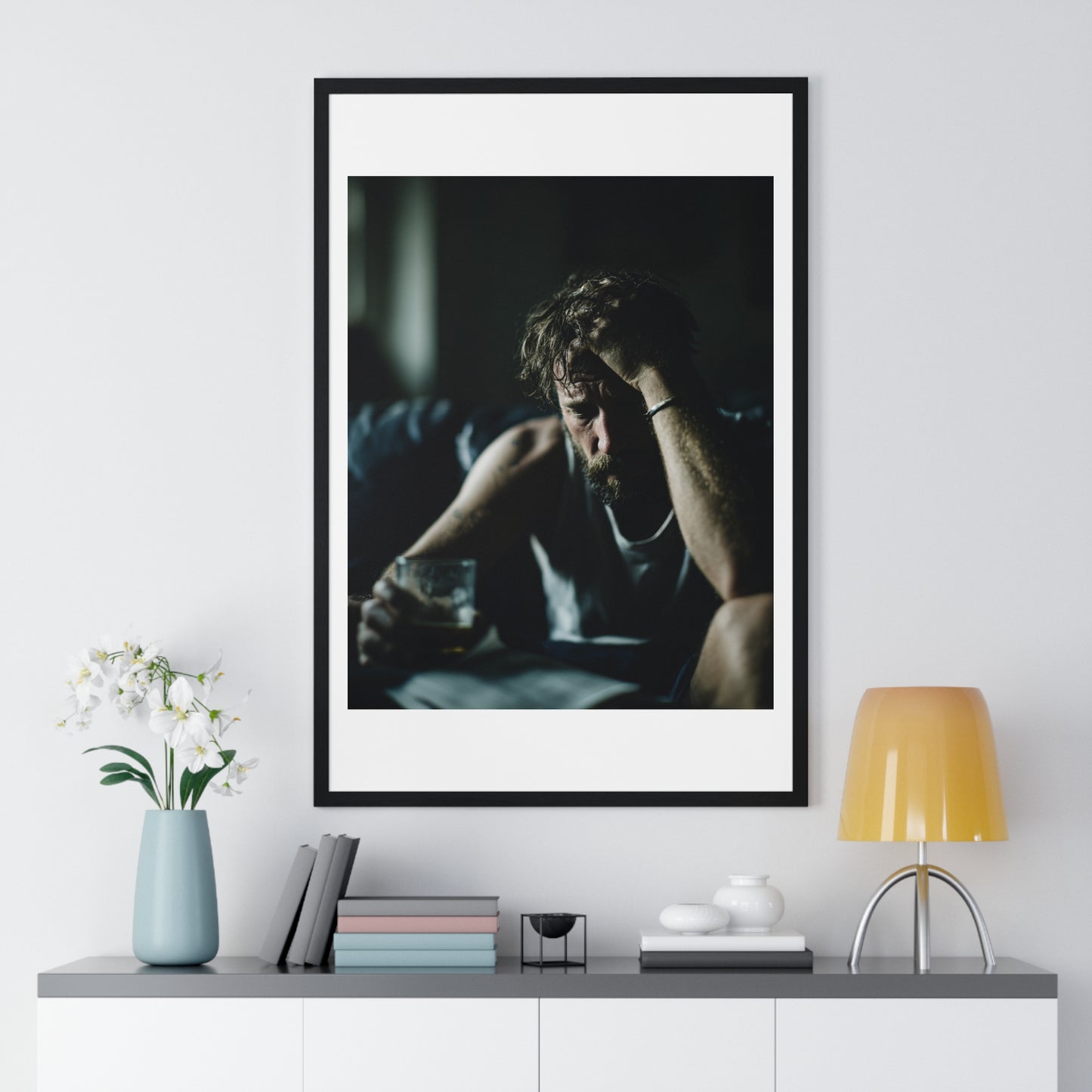 Raw Art 'Designed by AI' Framed Art Print