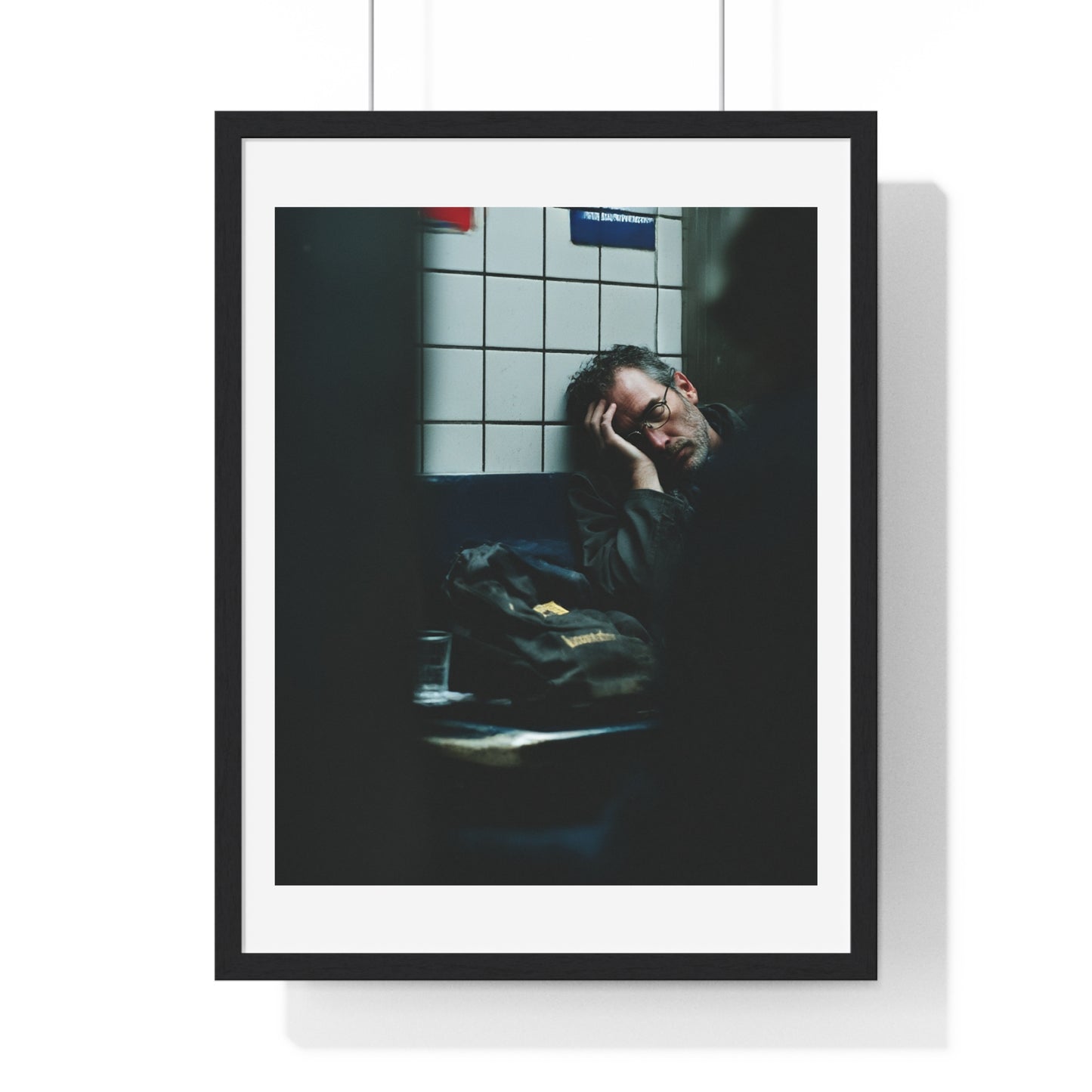 Raw Art Street Scene II 'Designed by AI' Framed Art Print