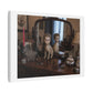 Eclectic Vintage Dressing Table 'Designed by AI' Art Print on Canvas