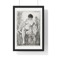 Nude Woman Seated (1916) by George Wesley Bellows, from the Original, Wooden Framed Print