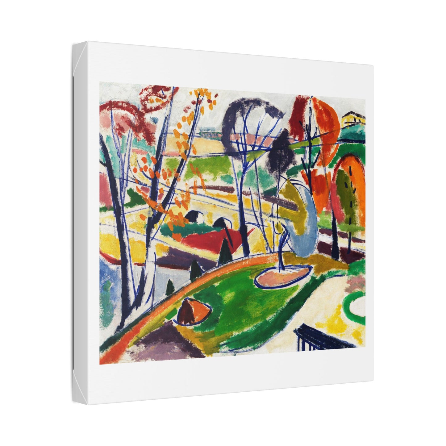 Décor Plat (1915) by Henry Lyman Sayen, from the Original, Canvas Art Print