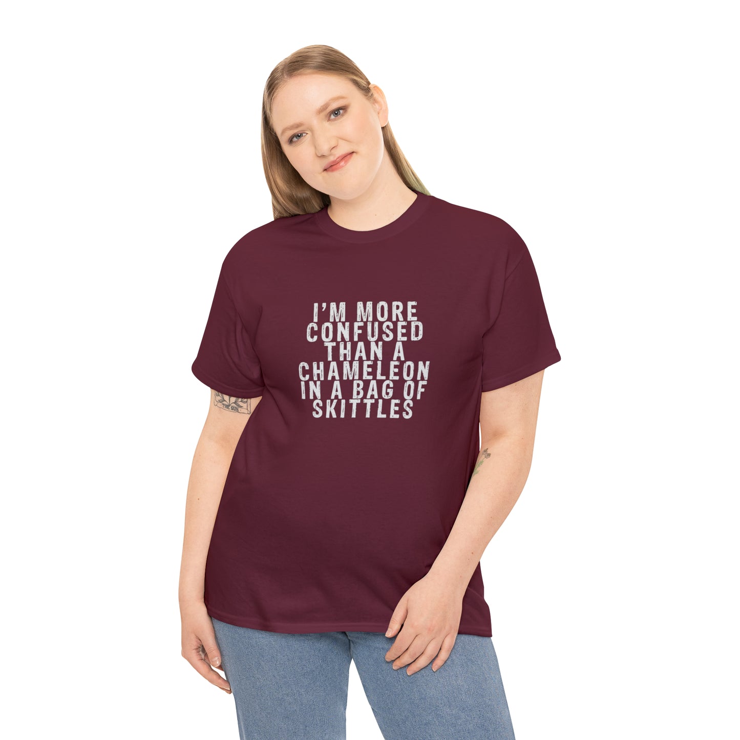 I'm More Confused Than a Chameleon Funny T-Shirt