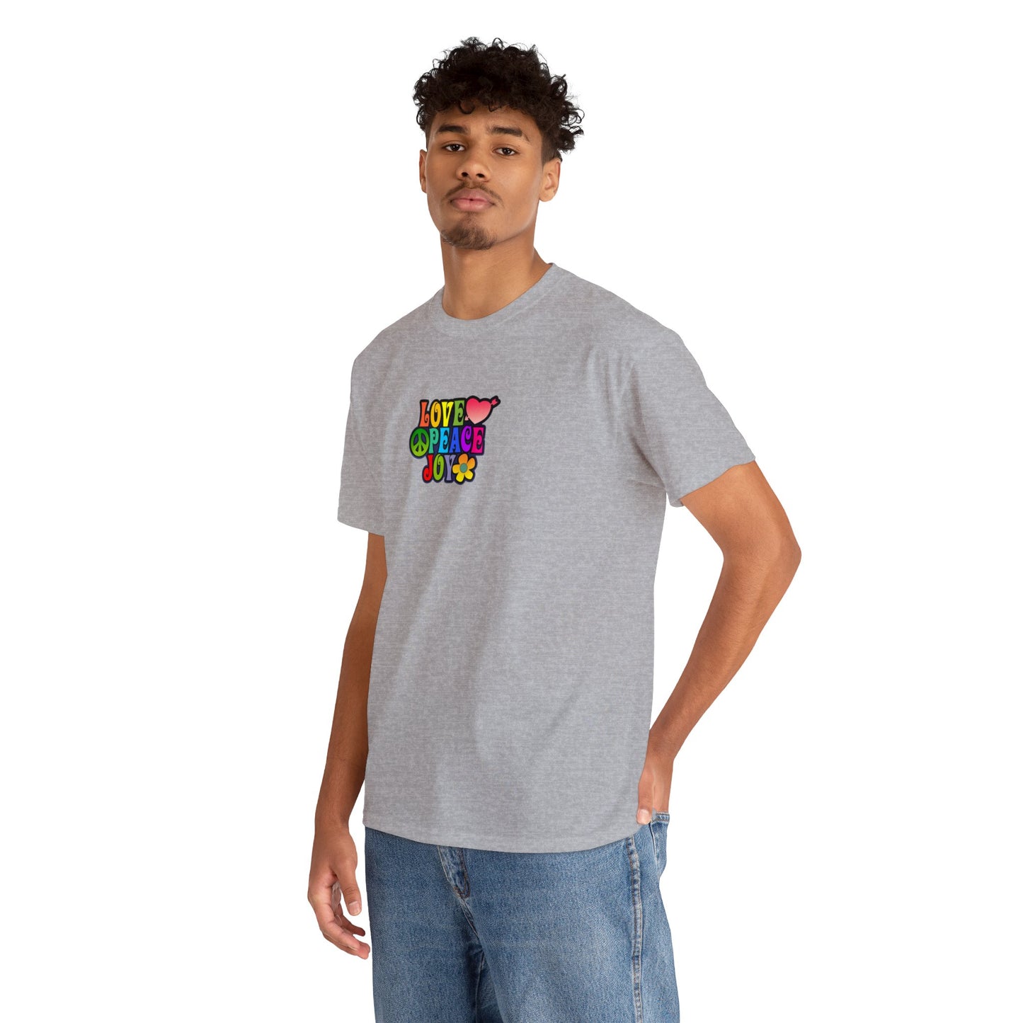 Love and Peace and Joy Psychedelic T-Shirt