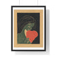 The Heart (1898–1899) by Edvard Munch, from the Original, Framed Print