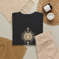 Dark Cross Goth Design Sunburst Unisex T-Shirt