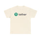 Tether #USDT Crypto Unisex Heavy Cotton T-Shirt