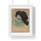 Head of a Tahitian Woman (circa 1892) by Paul Gauguin, from the Original, Framed Art Print