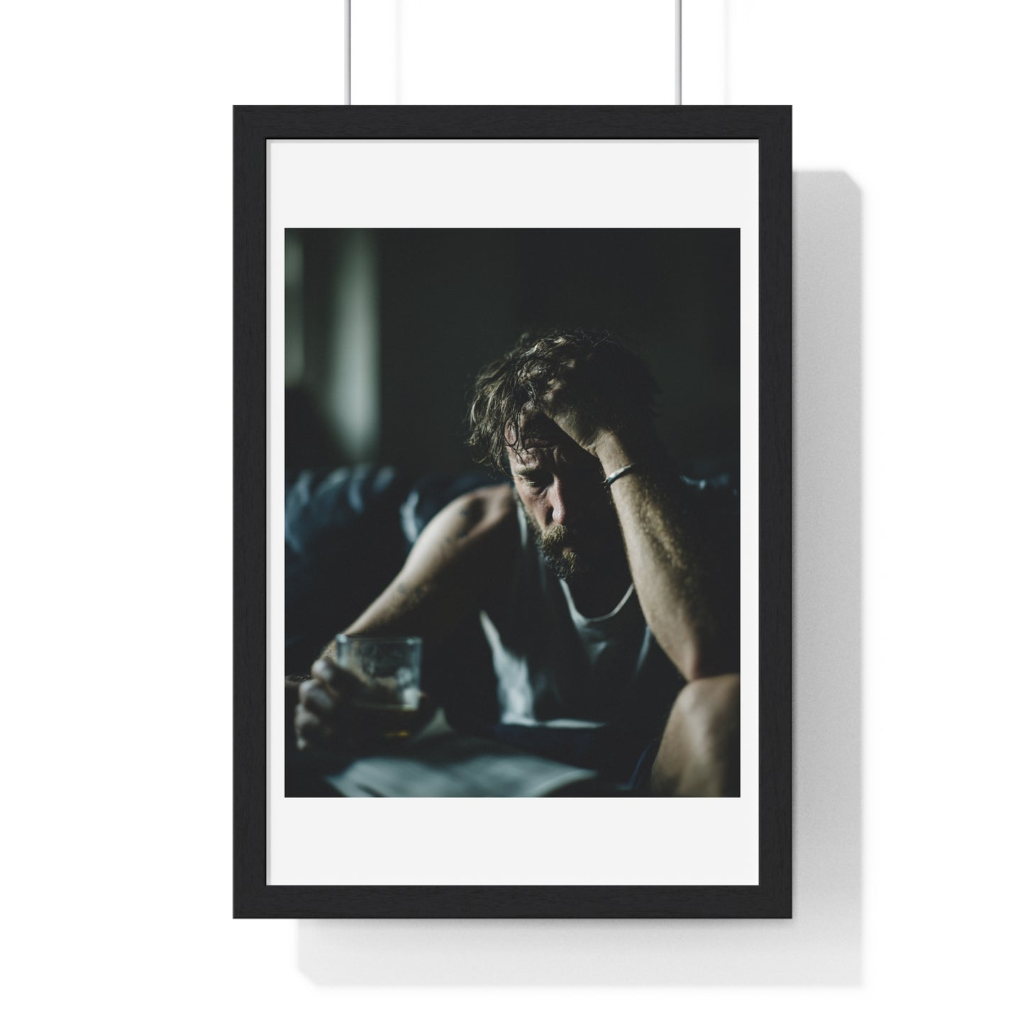 Raw Art 'Designed by AI' Framed Art Print