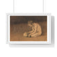 Boy with Skull (1893) by Magnus Enckell, from the Original, Framed Print