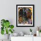The Walls Have Eyes, Surrealist Art, Large Decor Framed Print