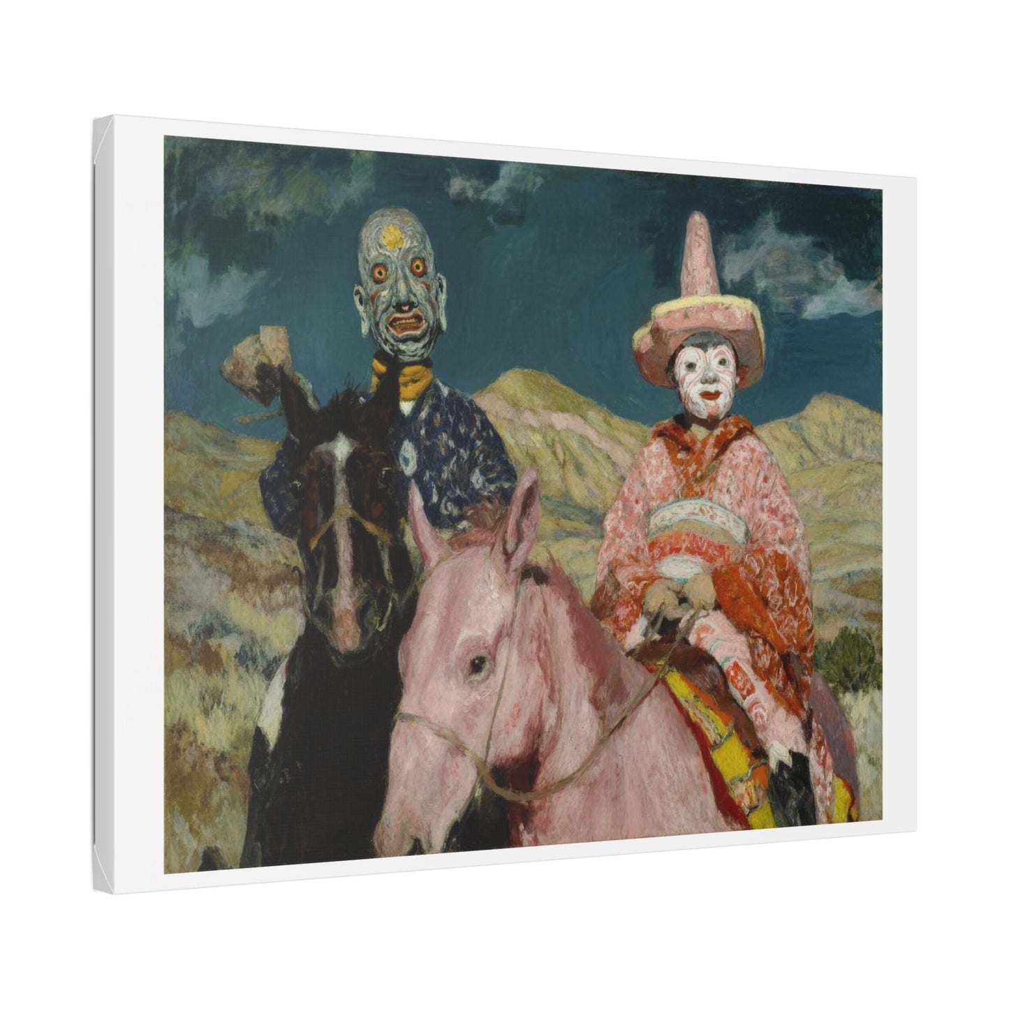 How the West Was Won III 'Designed by AI' Canvas Art Print